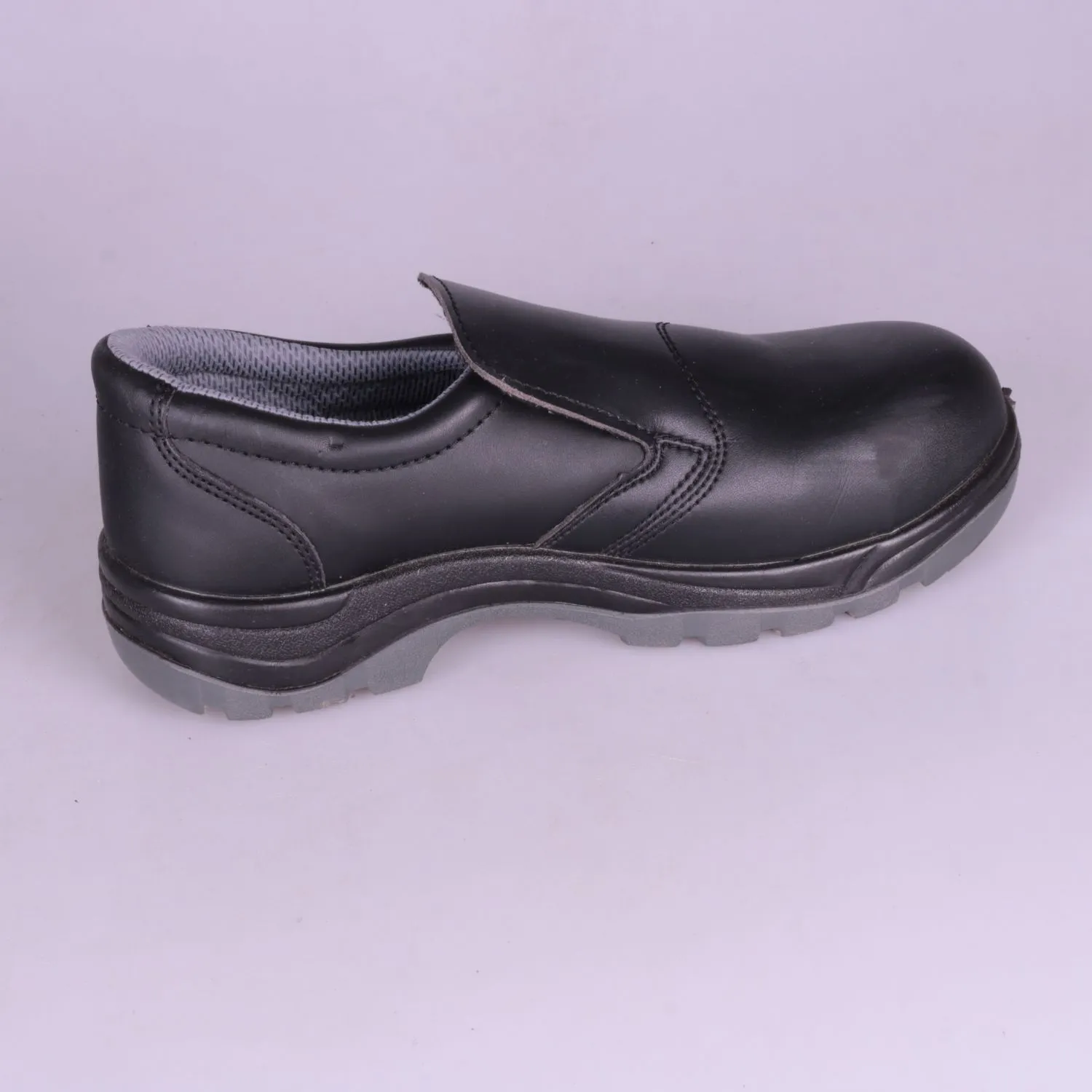 Чёрные рабочие полуботинки Safety Jogger без шнуровки, размер 39
